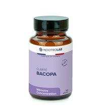 Complément Clarté Bacopa de Nootrolab en gélules, soutien naturel à base de Bacopa Monnieri pour la mémoire et la concentration.