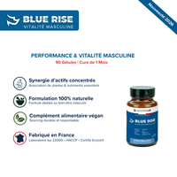 BLUE RISE pour votre énergie et libido masculine