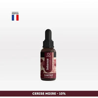 Huile CBD l’intense Spectre complet NOVALOA Cerise Noire 10%, fabriquée en France, idéale pour soulager stress, douleurs et troubles du sommeil.