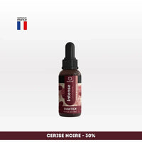 Huile CBD l’intense Spectre complet NOVALOA Cerise Noire 30%, fabriquée en France, idéale pour soulager stress, douleurs et troubles du sommeil.