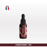 Huile CBD l’intense Spectre complet NOVALOA Cerise Noire 30%, fabriquée en France, idéale pour soulager stress, douleurs et troubles du sommeil.