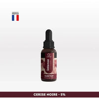 Huile CBD l’intense Spectre complet NOVALOA Cerise Noire 5%, fabriquée en France, idéale pour soulager stress, douleurs et troubles du sommeil.