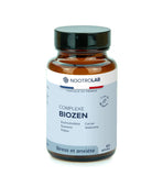 Flacon de Complexe Biozen I Relaxant naturelle à base de plantes, 60 gélules anti-stress à base d’eschscholtzia, guarana et valériane.