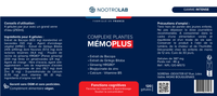 Mémoplus - BacopaFonctions Cognitives & Mémoire - 120 gélules