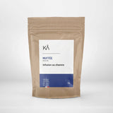 Tisane CBD Nuitée - Sommeil Paisible en sachet kraft de 30g, infusion bio au chanvre sans théine pour favoriser un sommeil réparateur.