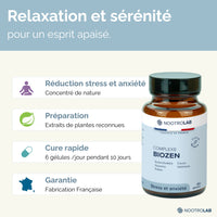 Complexe Biozen I Relaxant naturelle à base de plantes